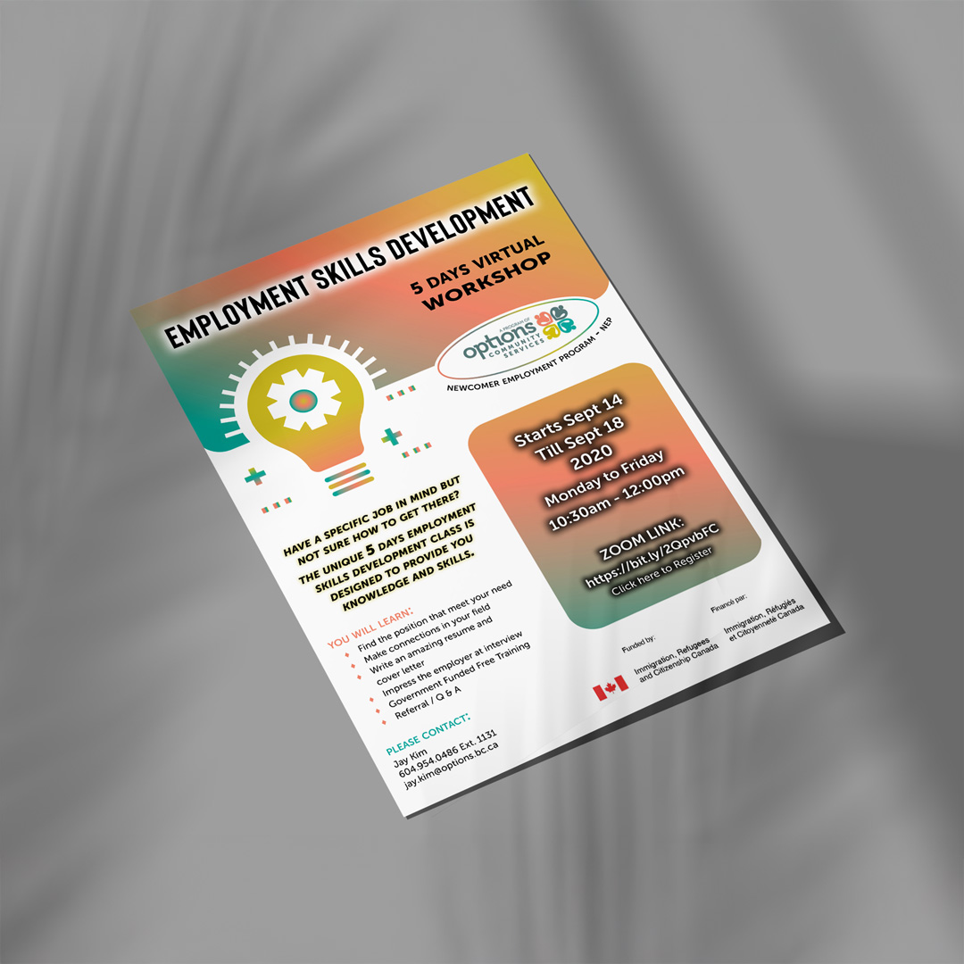 Flyer Employment Skill Development
