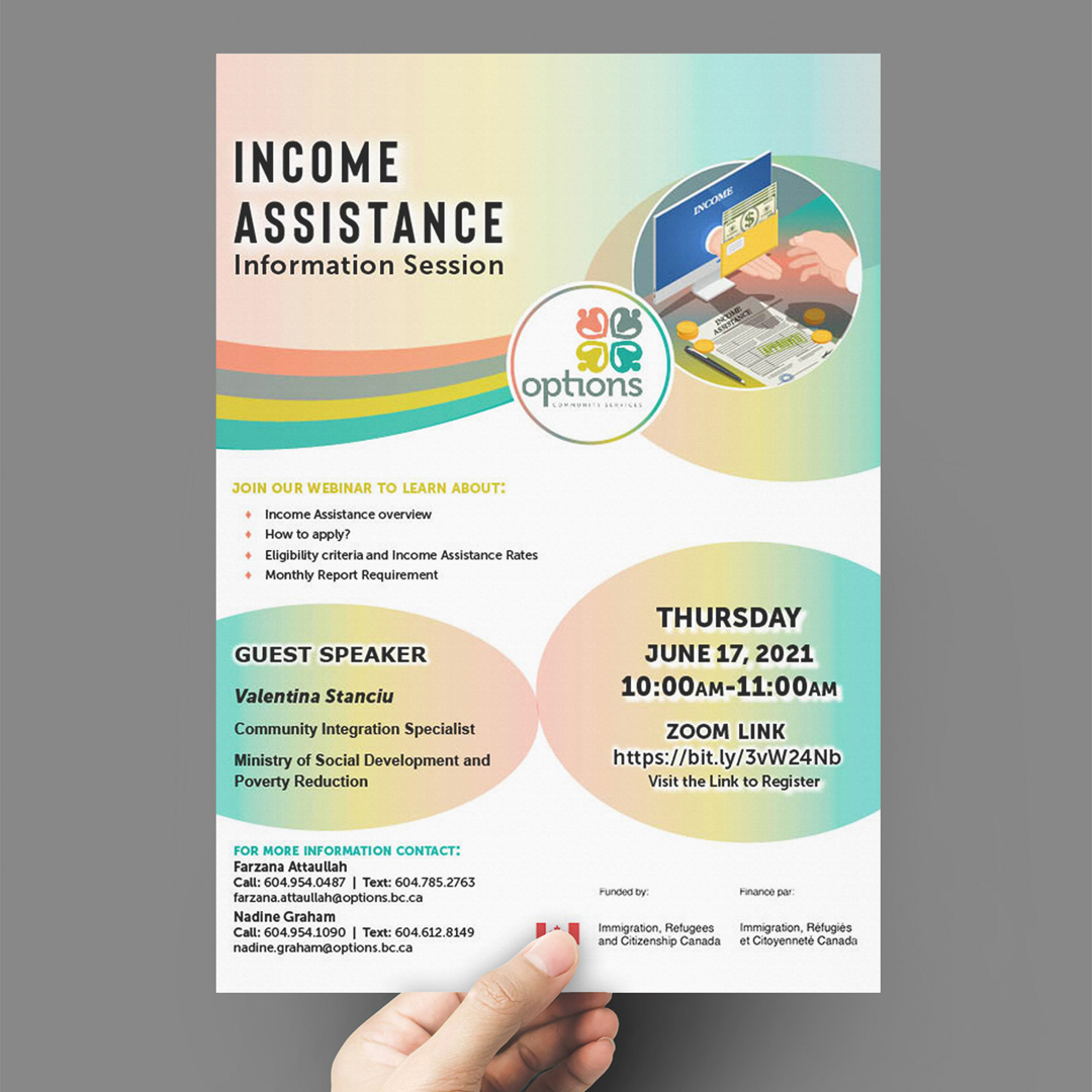 Flyer Income Assistance