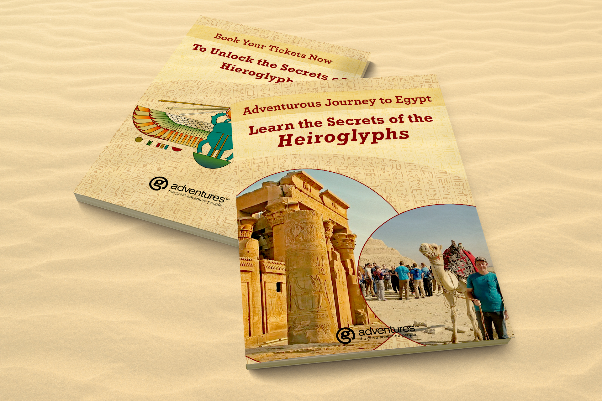 Travel Brochure Front Back