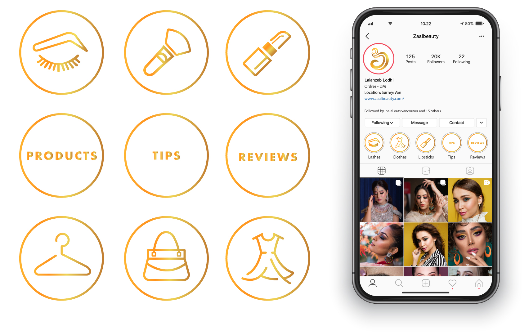 Zaal Beauty IconsWith Mobile